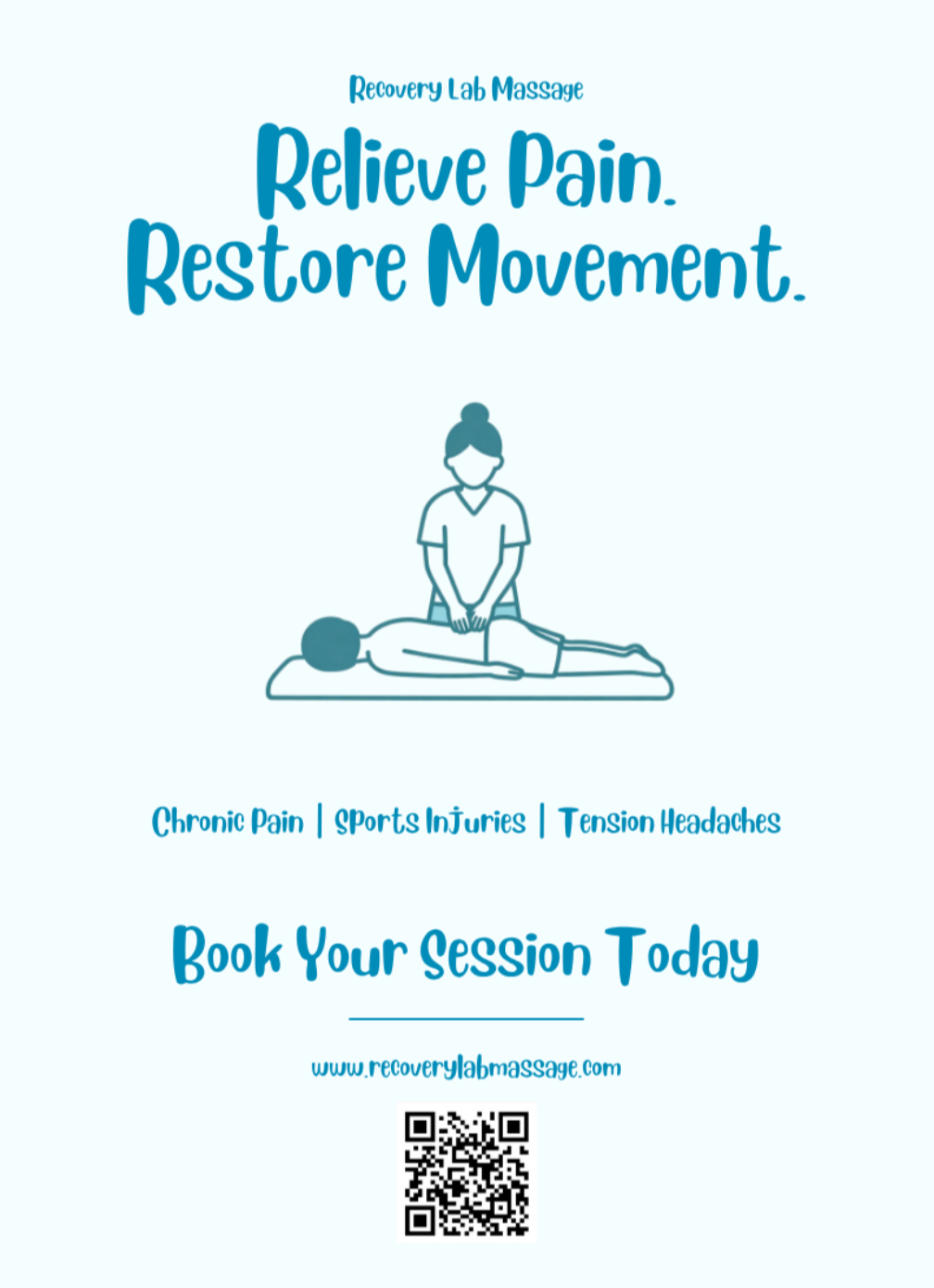 Recovery Lab Massage graphic